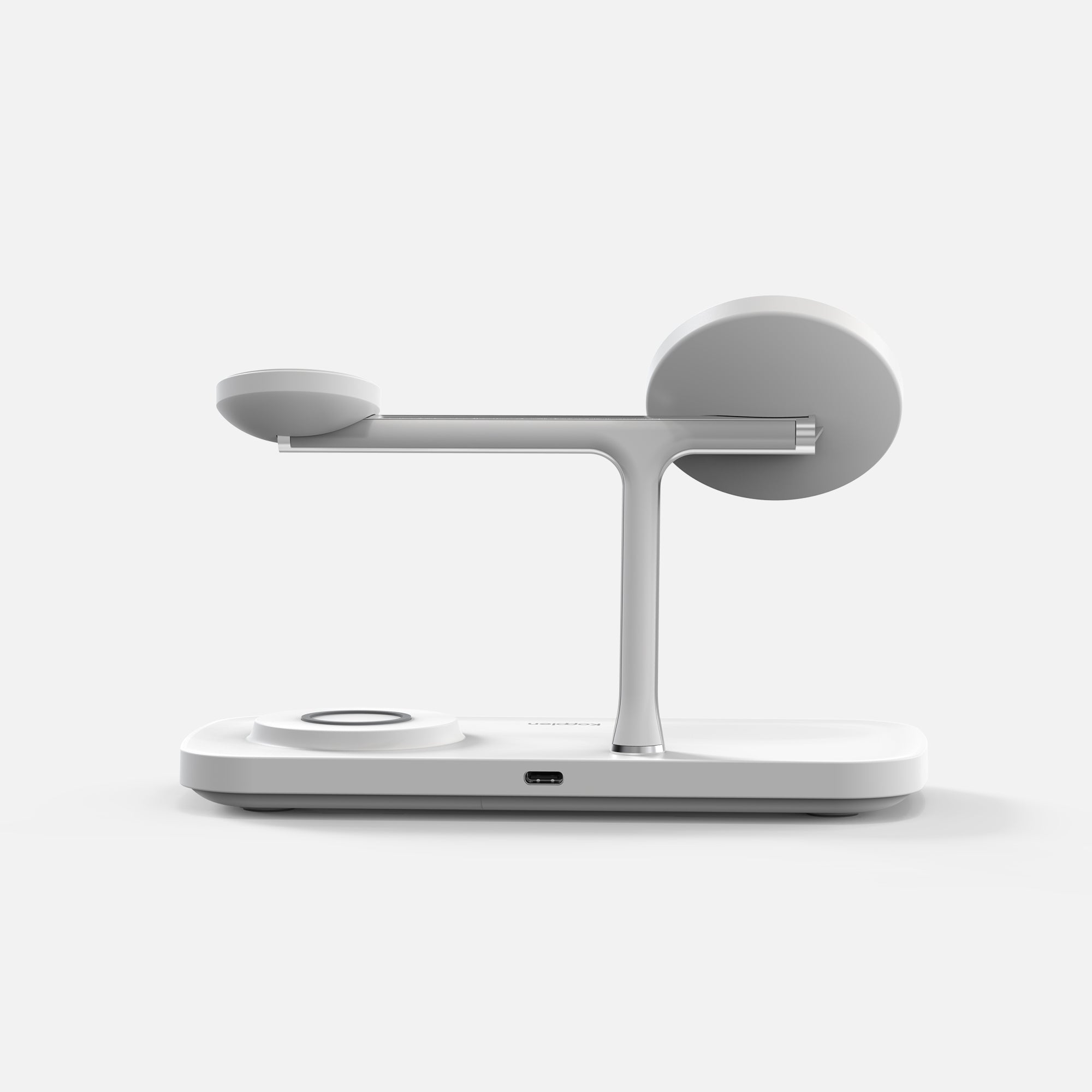 Rear view of charging station