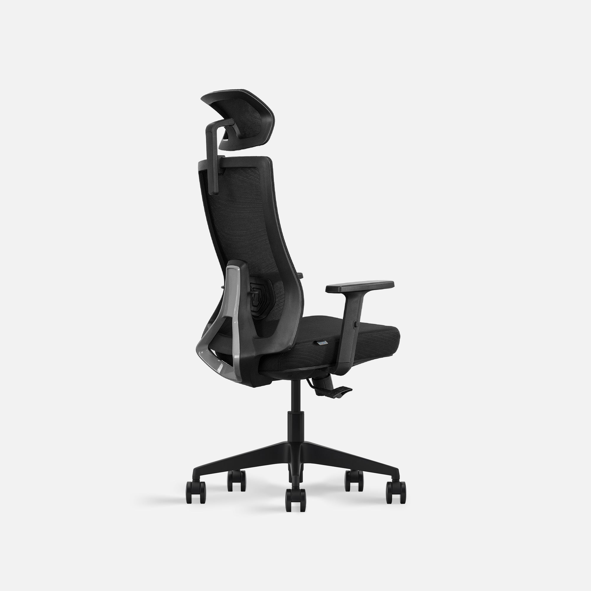 Rear quarter of office chair