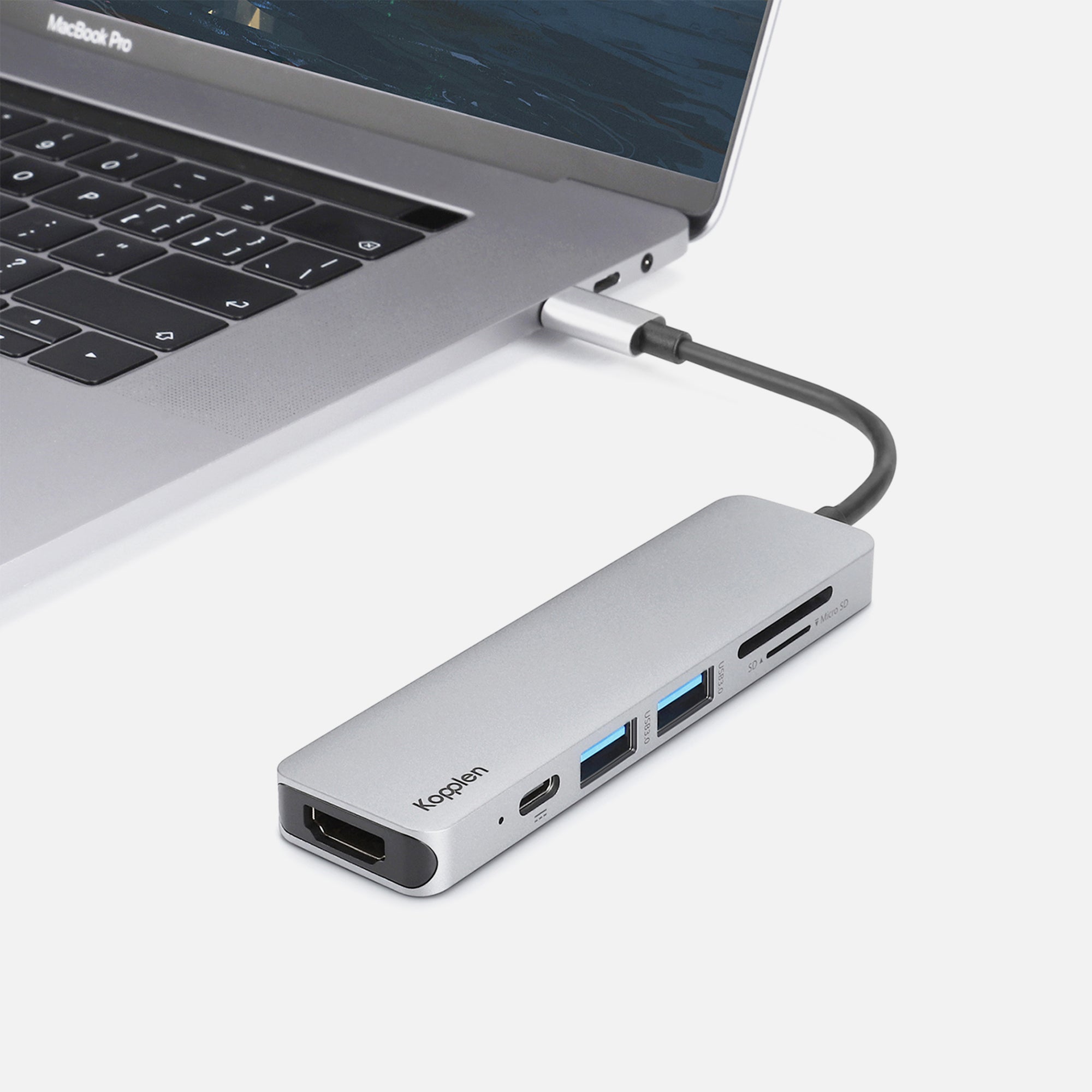 6-Port USB-C Hub | 4K Video, Data, Power Delivery