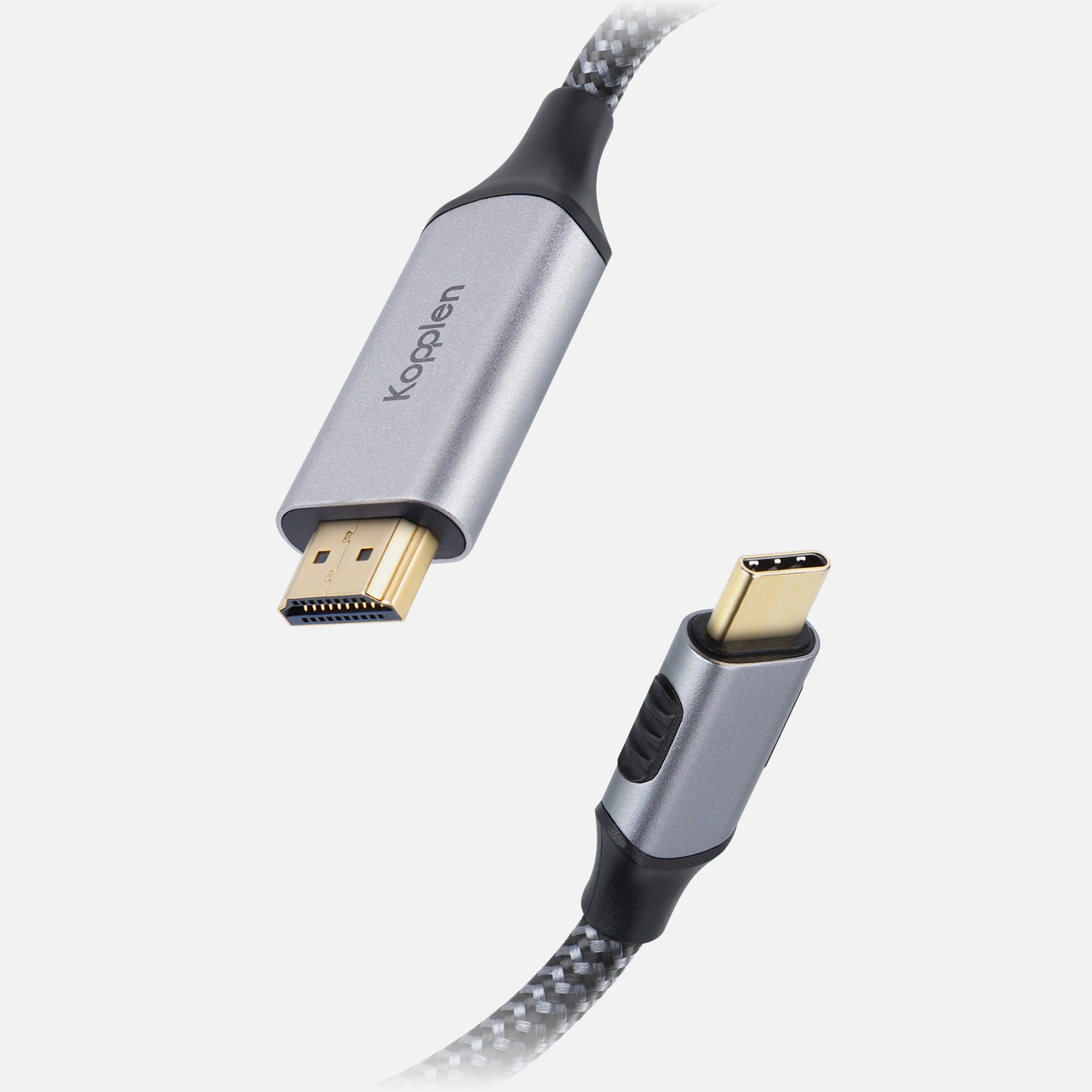 HDMI adapter cable with male HDMI and USB-C