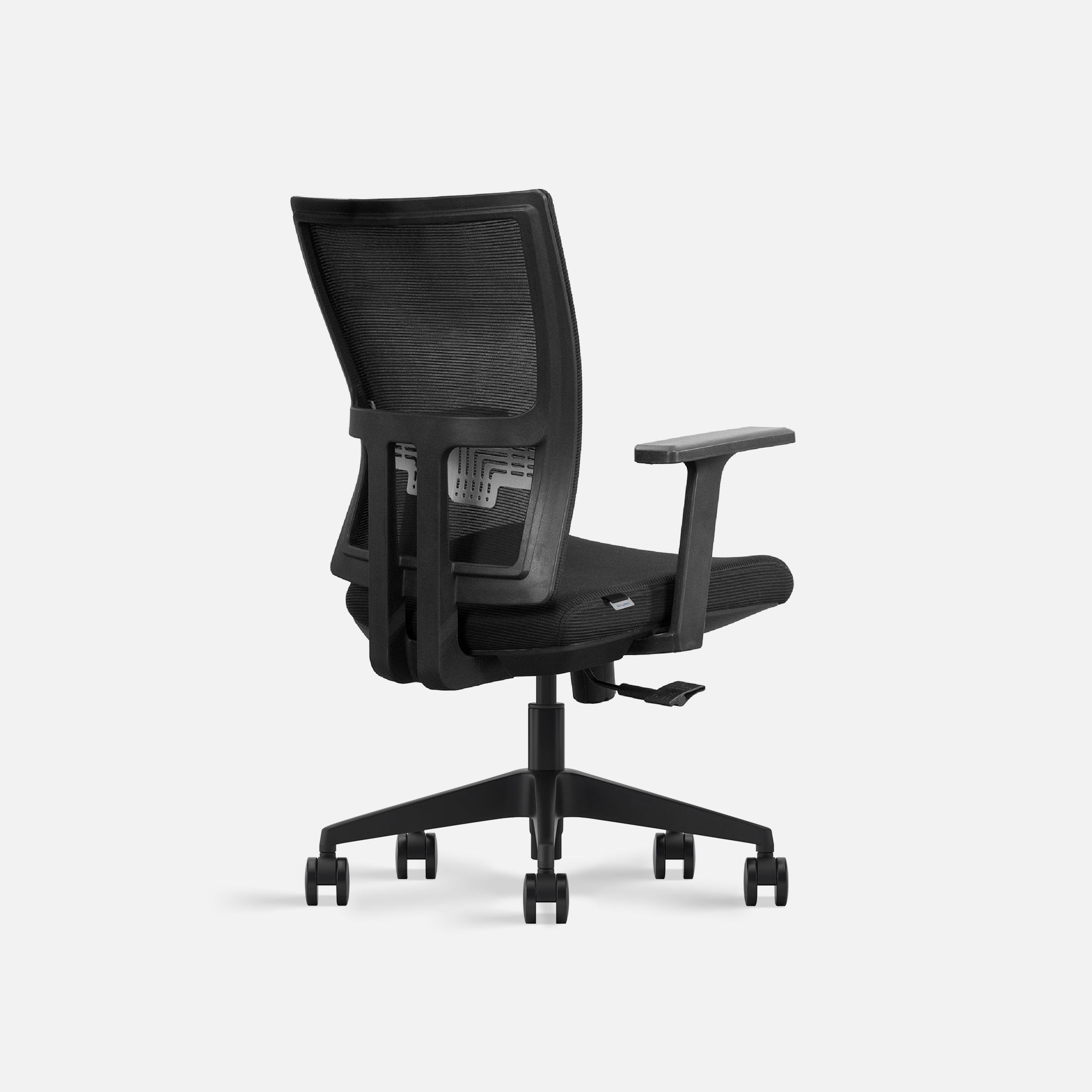 Rear quarter of office chair