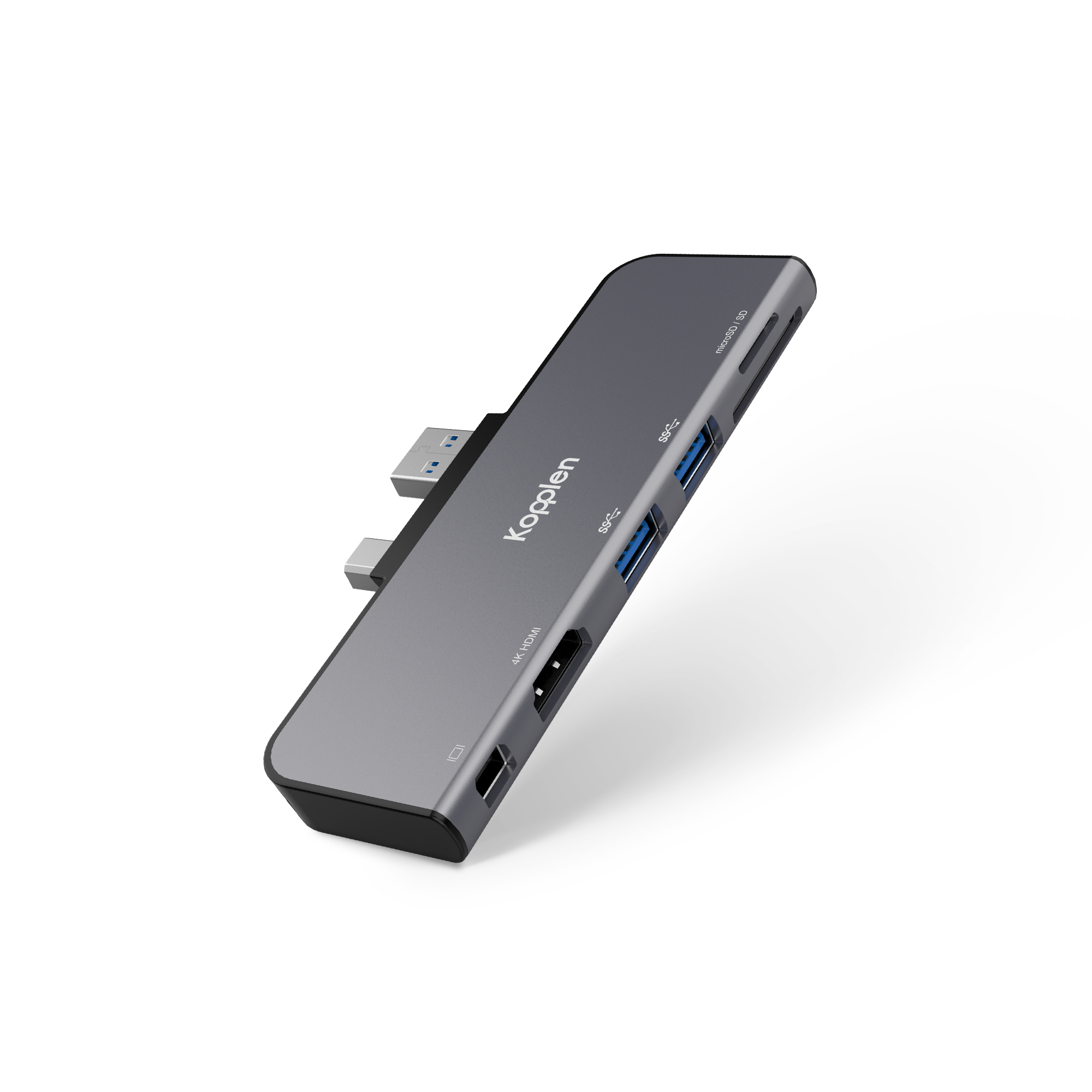 6-Port USB-A Fixed Hub | Microsoft Surface Pro Adapter