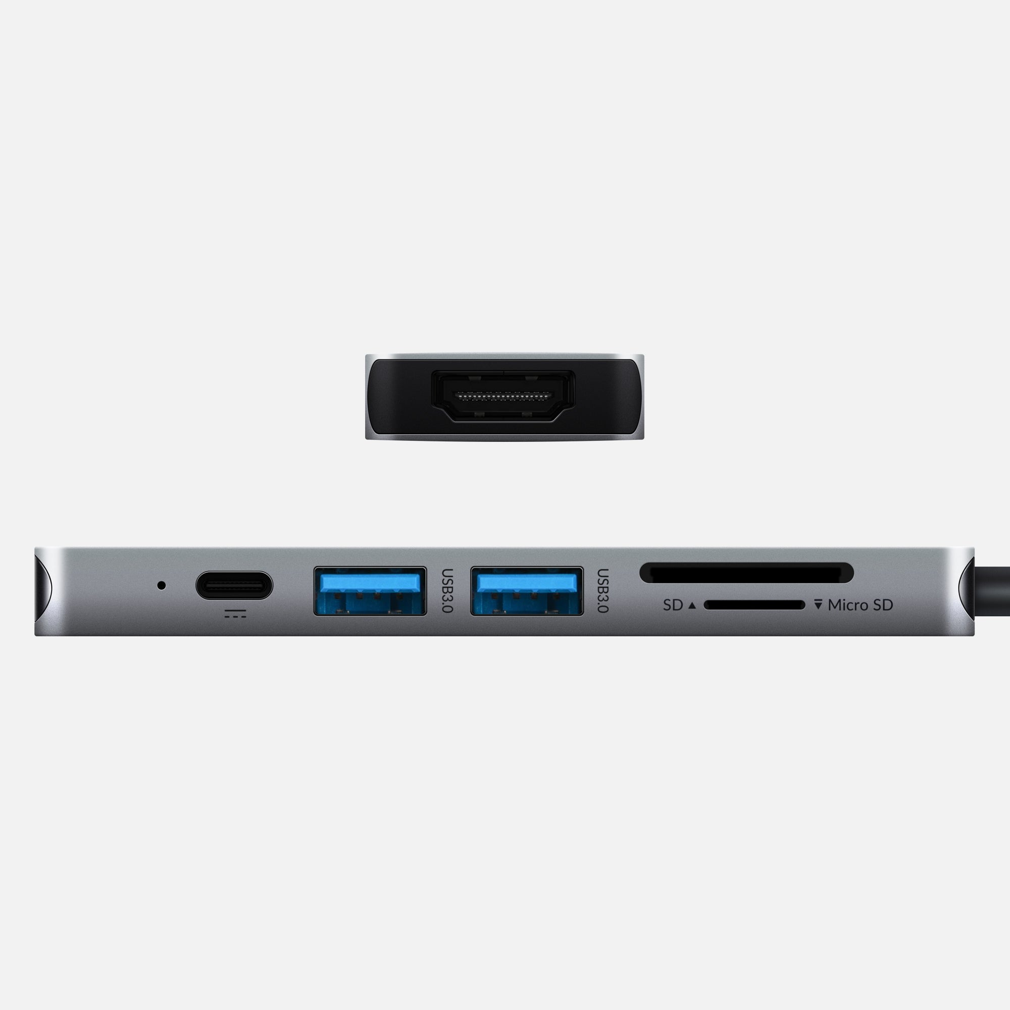 Side ports of usb-c hub