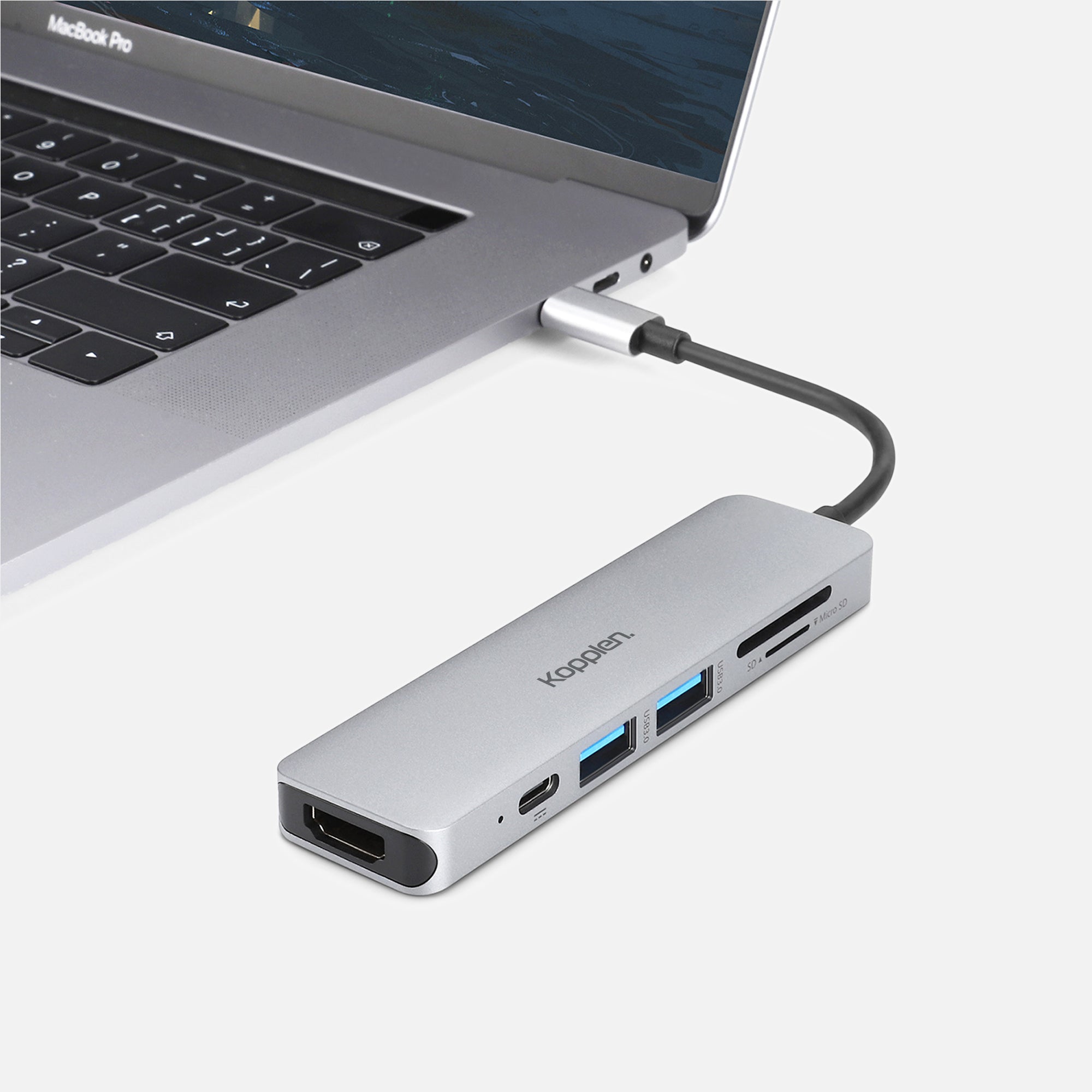 6-Port USB-C Hub | 4K Video, Data, Power Delivery