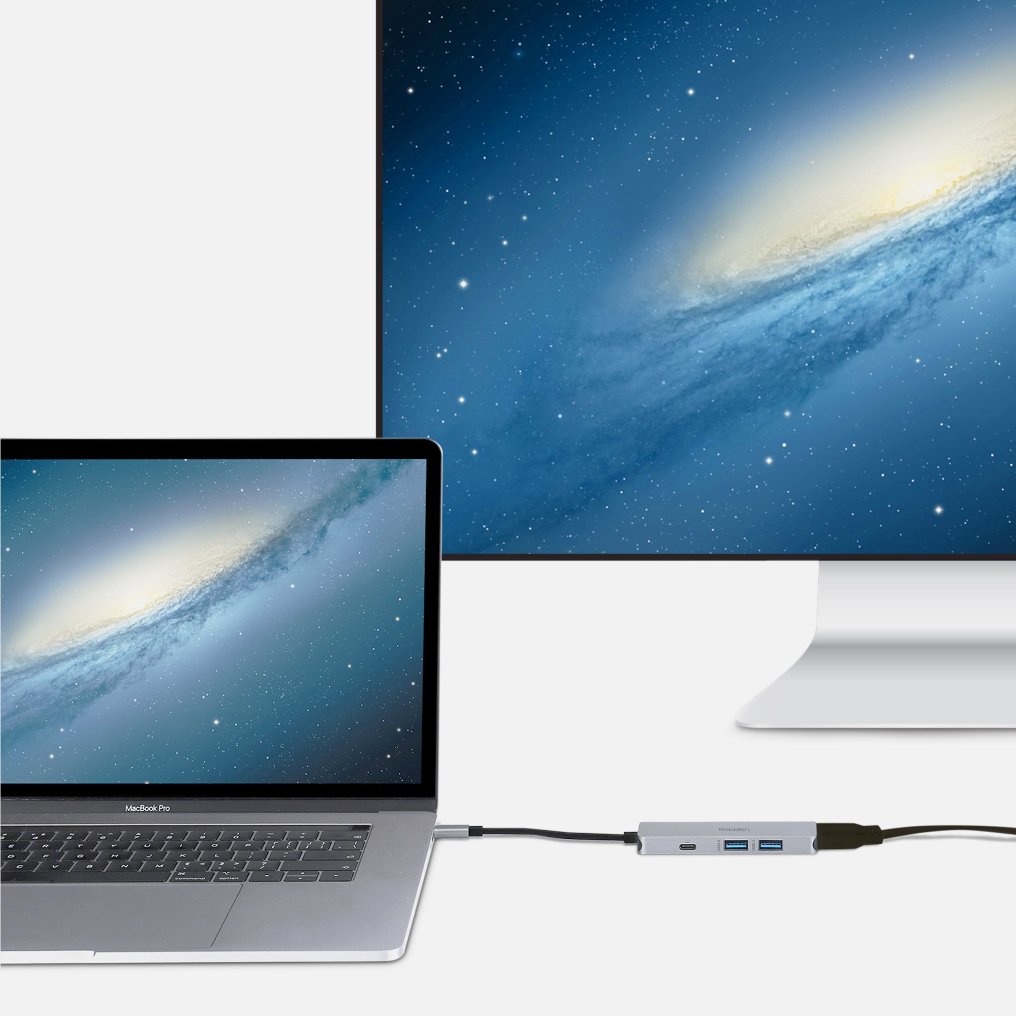 4-Port USB-C Hub | 4K Video, Data, Power Delivery