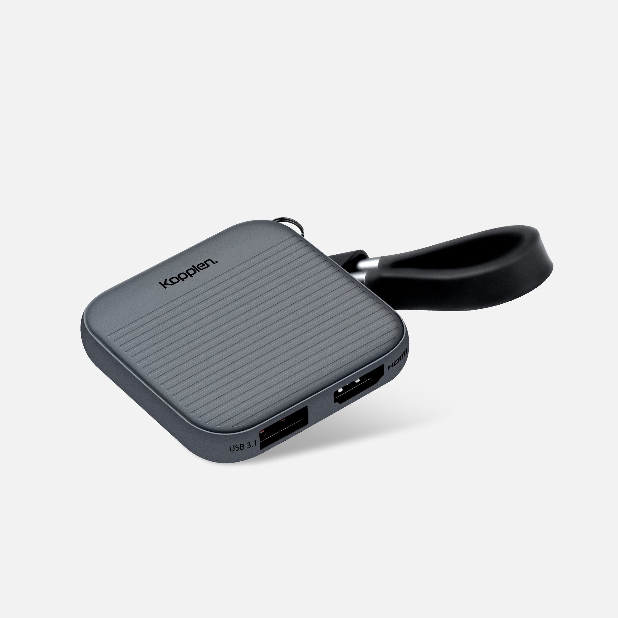 Portable USB-C Media Hub | 4K Video, 10Gbps, USB-C Power Delivery