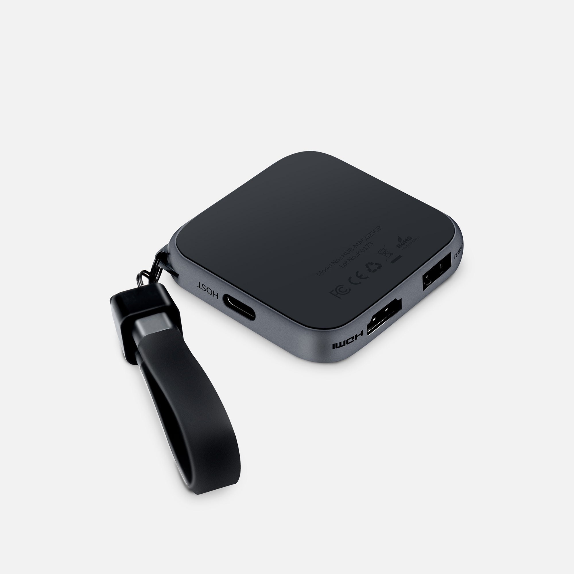 Portable USB-C Media Hub | 4K Video, 10Gbps, USB-C Power Delivery