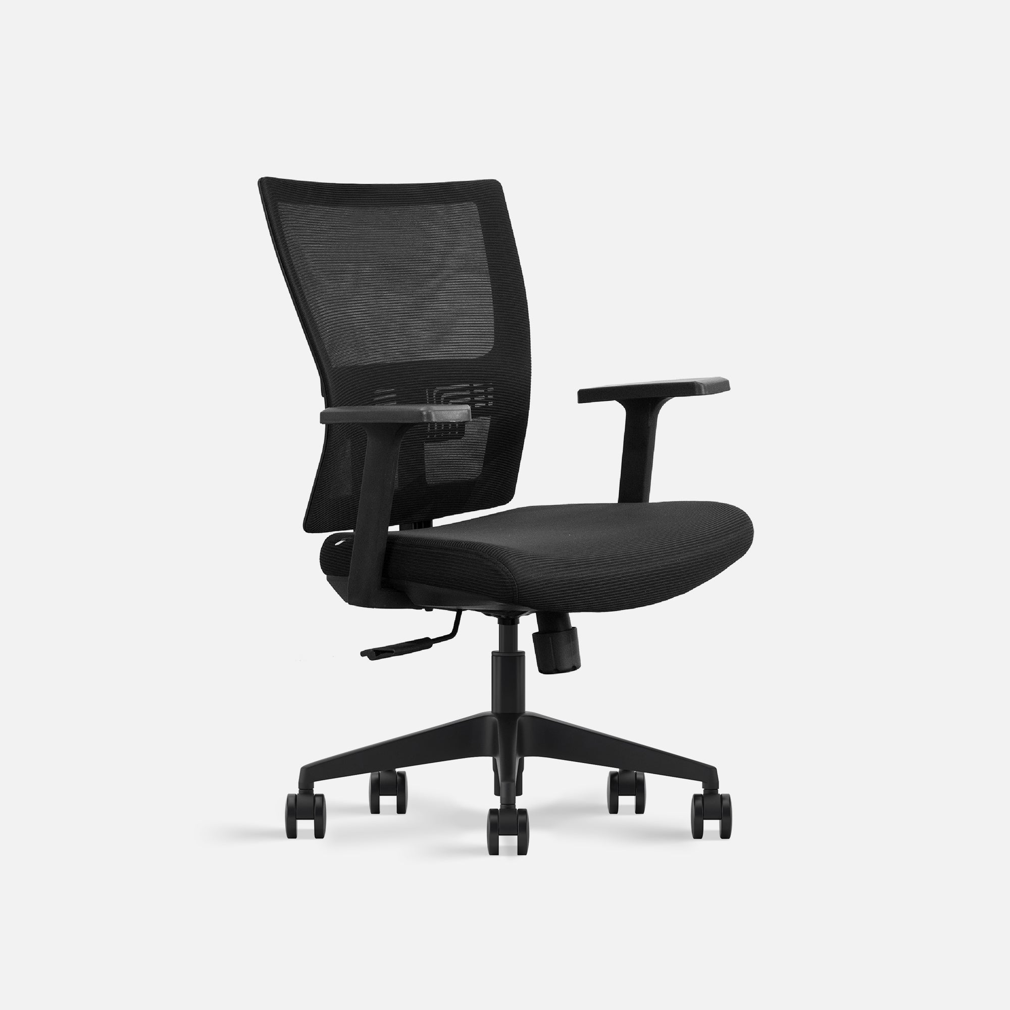 Front quarter of office chair
