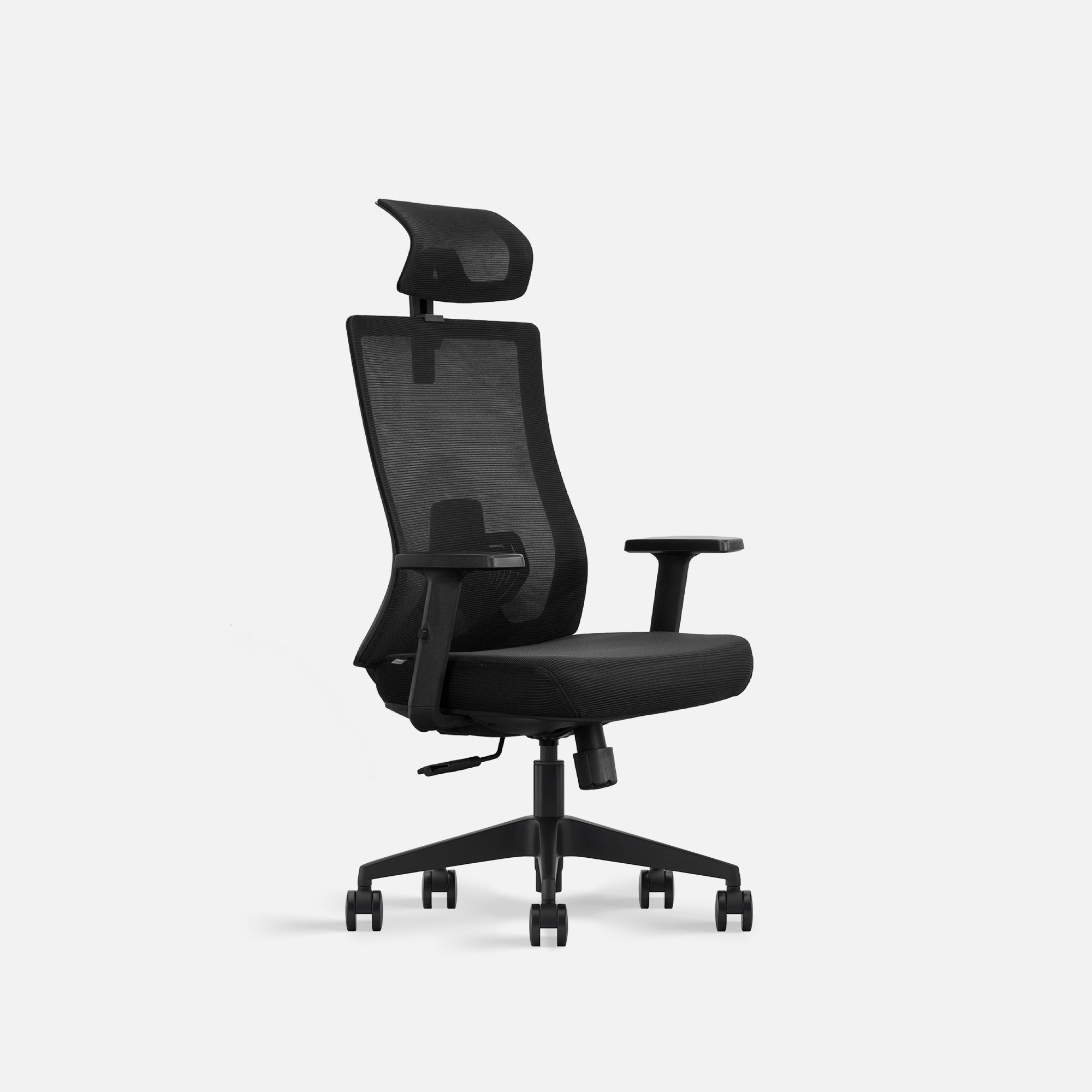 Front quarter of office chair