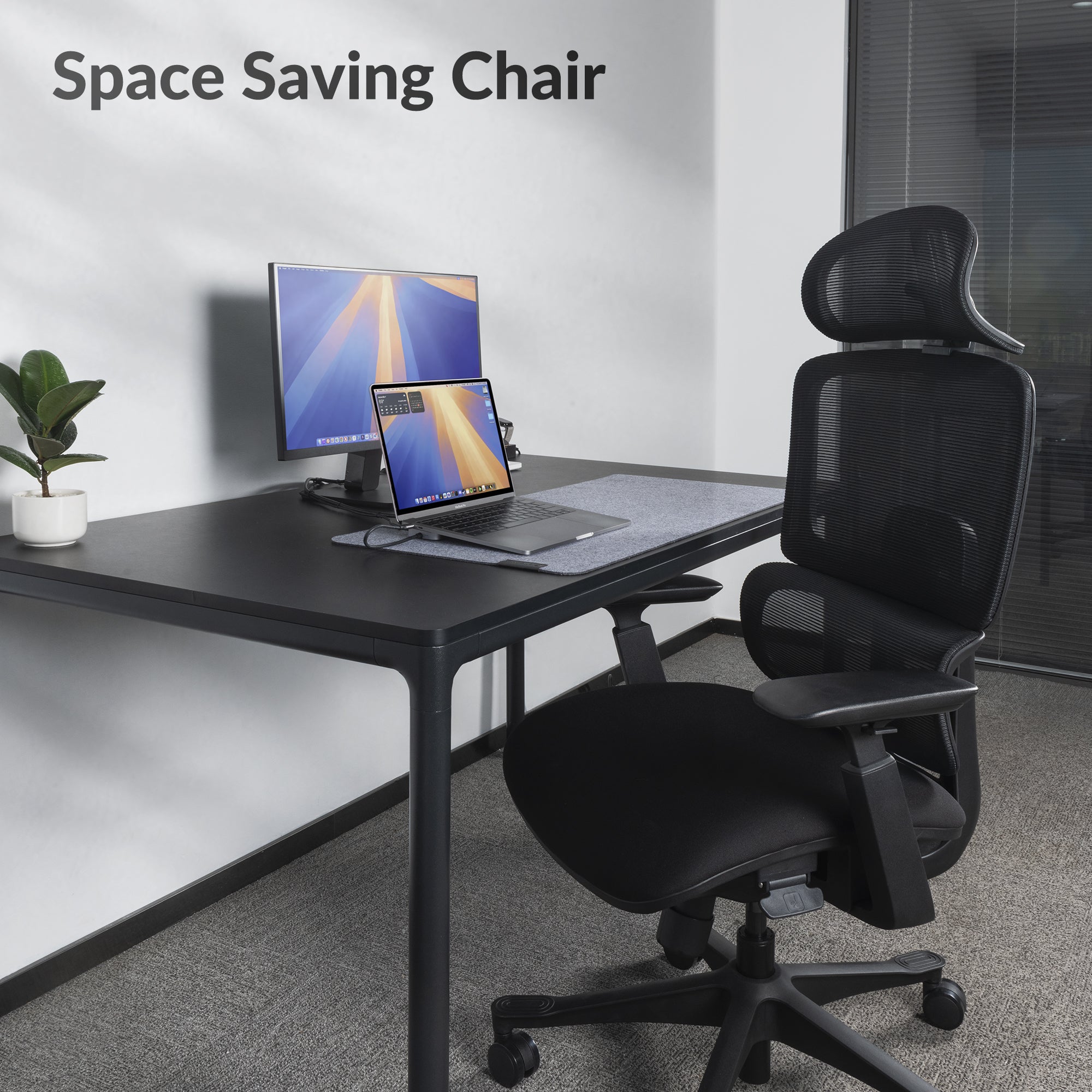 Space saving chair