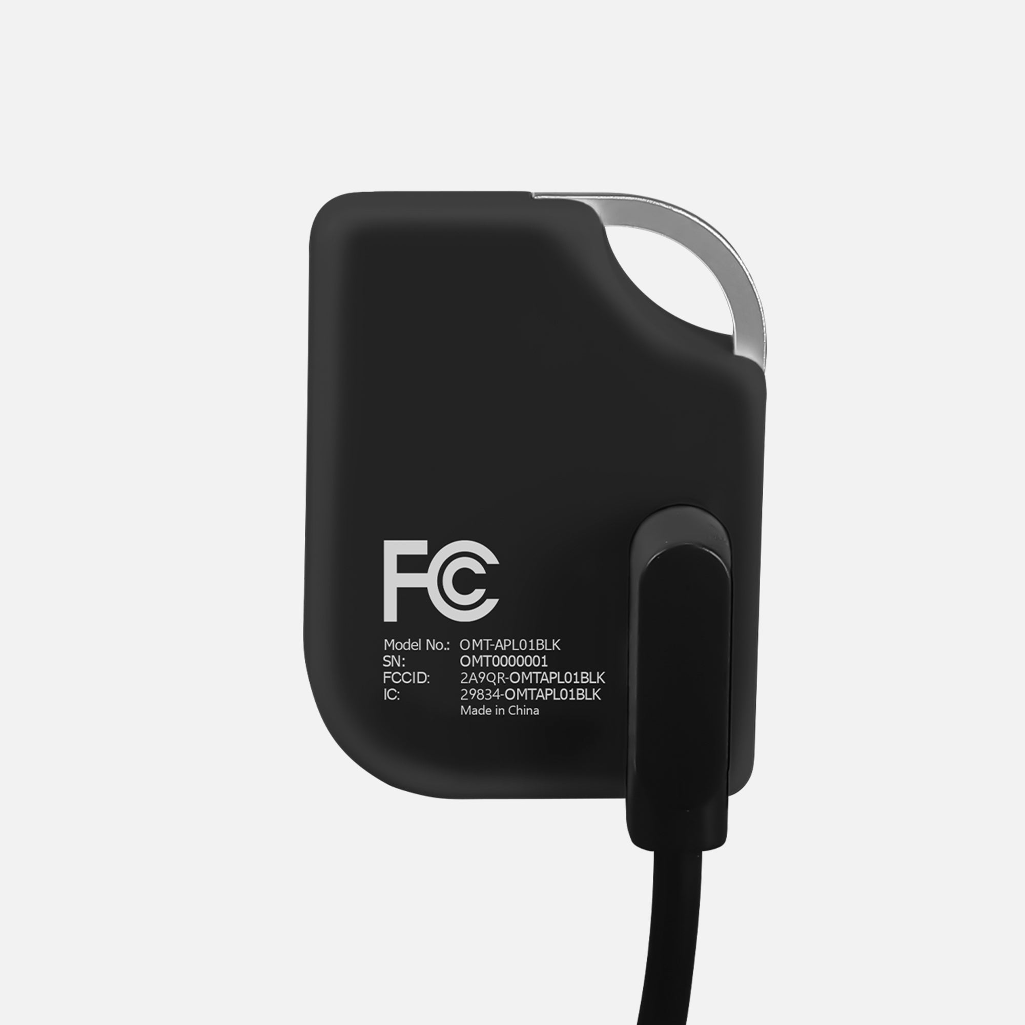 Charging cable attached to OmniTag