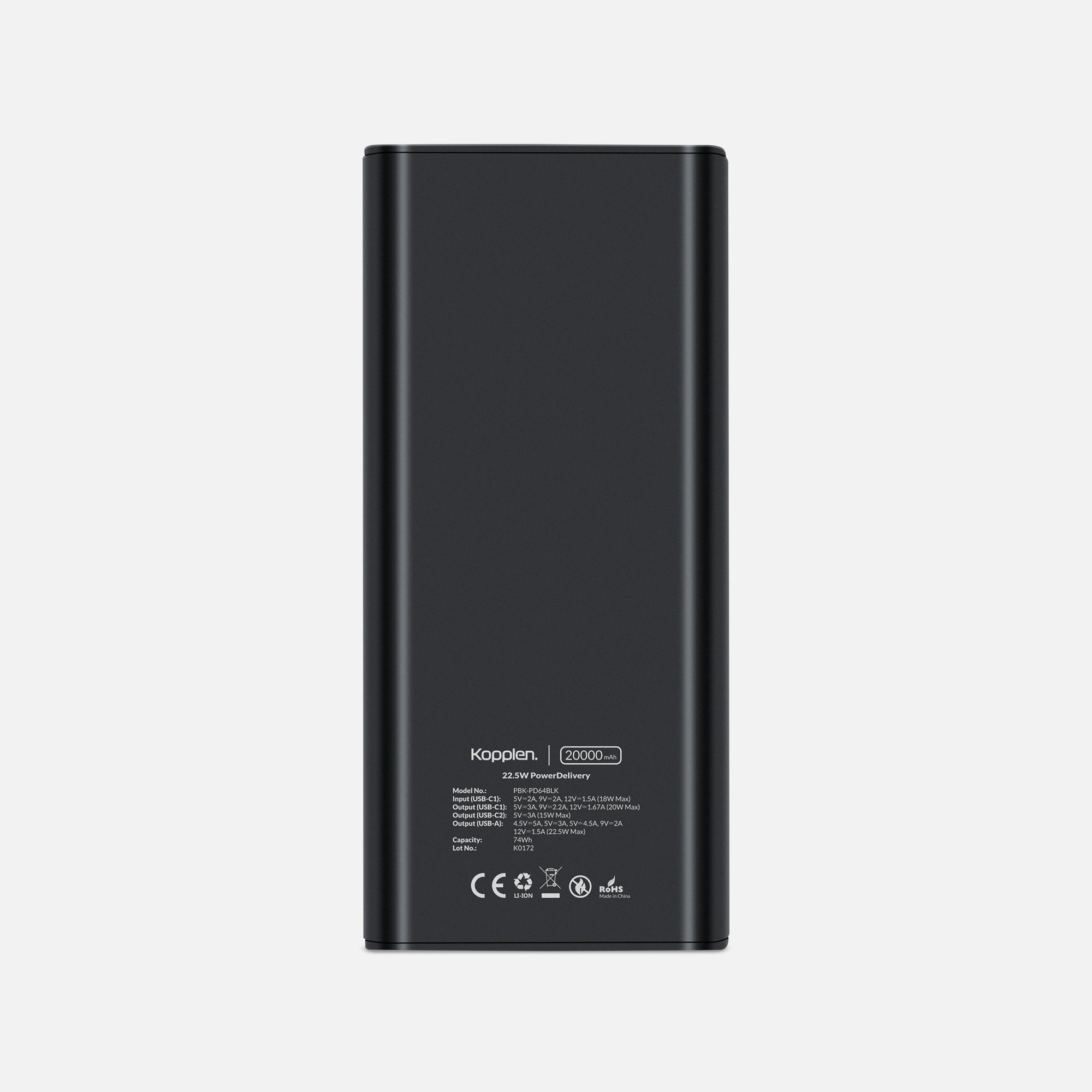 Power Bank 20,000mAh | USB-C, USB-A