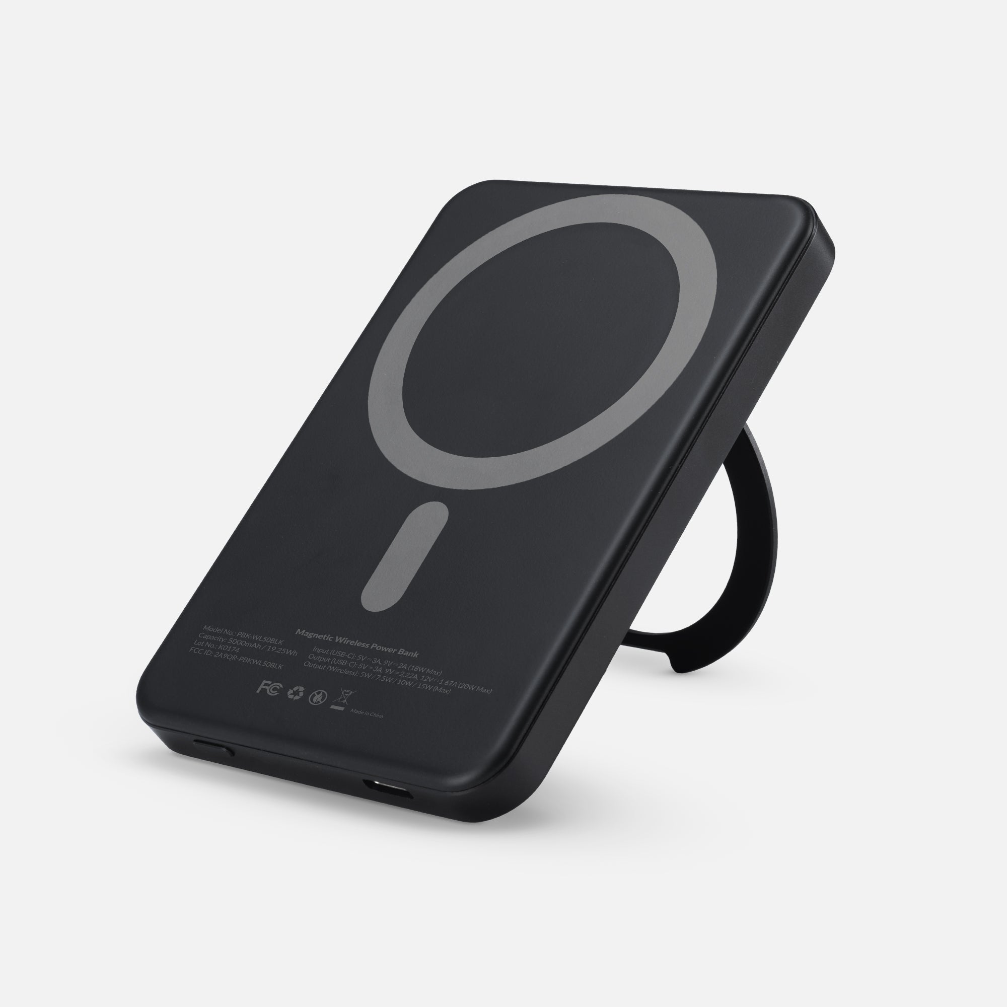 MagZone™ Power Bank 5,000mAh | Folding Stand