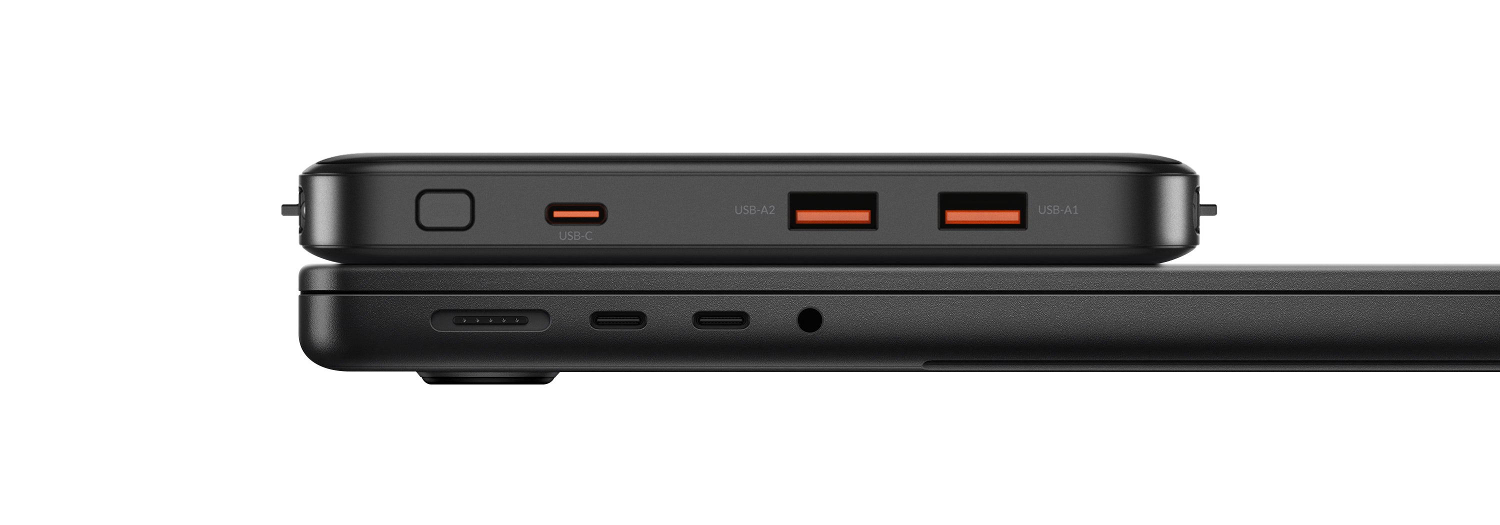 Slim Power bank on Macbook pro