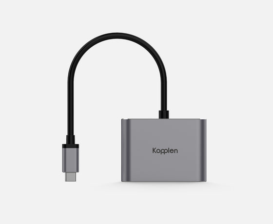 Load image into Gallery viewer, 2-Port USB-C Hub | HDMI &amp; DisplayPort