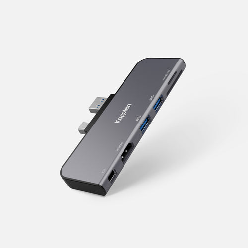 6-Port USB-A Fixed Hub | Microsoft Surface Pro Adapter