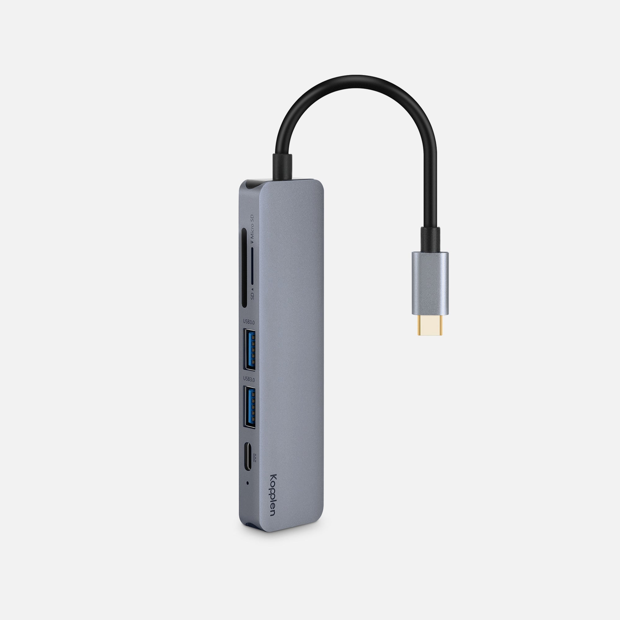 6-Port USB-C Hub | 4K Video, Data & Power Delivery Adapter