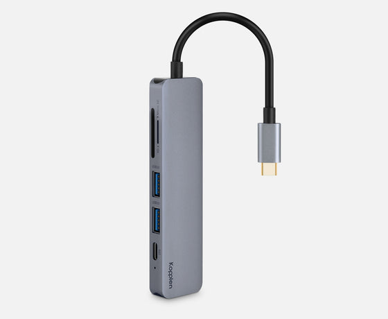 Load image into Gallery viewer, 6-Port USB-C Hub | 4K Video, Data &amp; Power Delivery Adapter