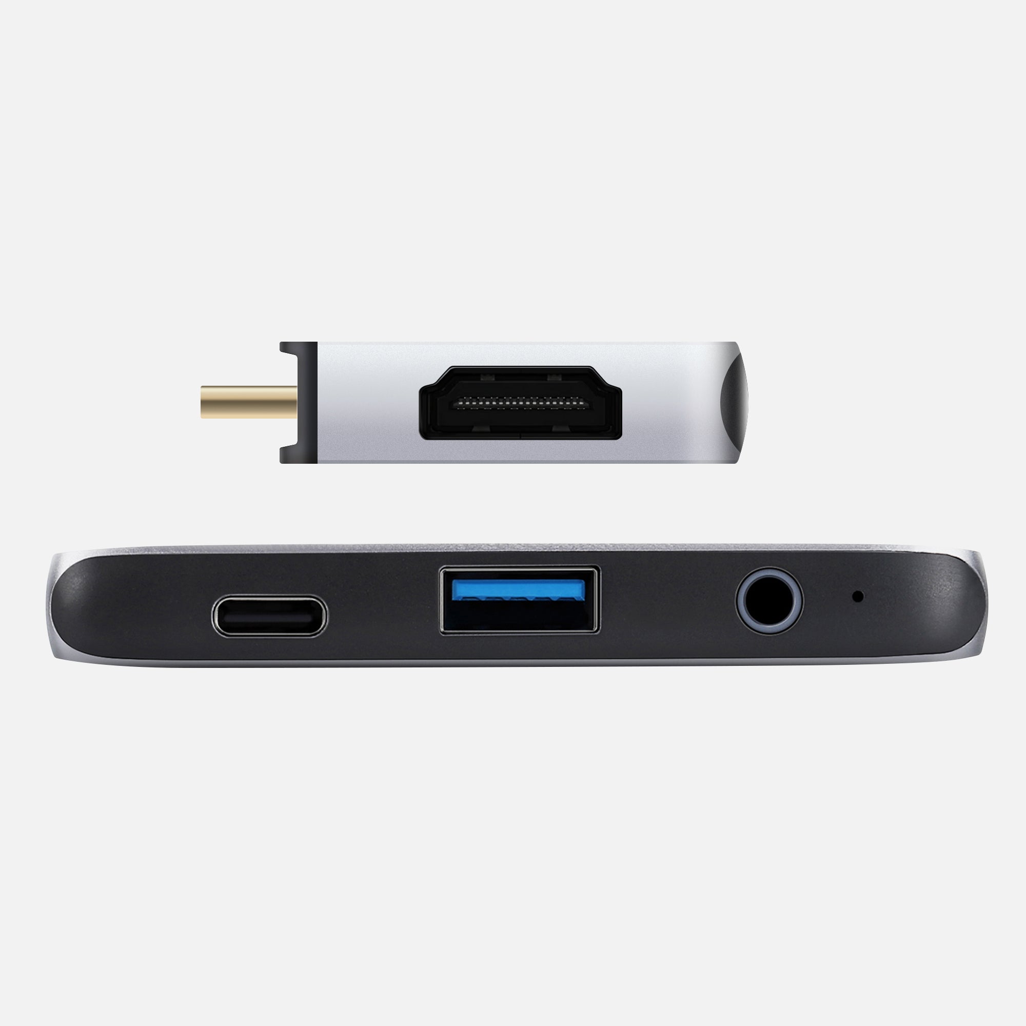 4-Port USB-C iPad & Laptop Hub | 4K Video, Audio, Data, Power Delivery