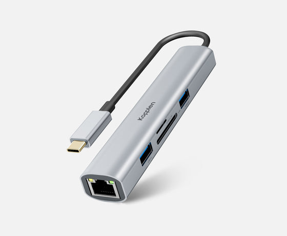 Load image into Gallery viewer, 6-Port USB-C Hub | HDMI, Data &amp; Network Hub