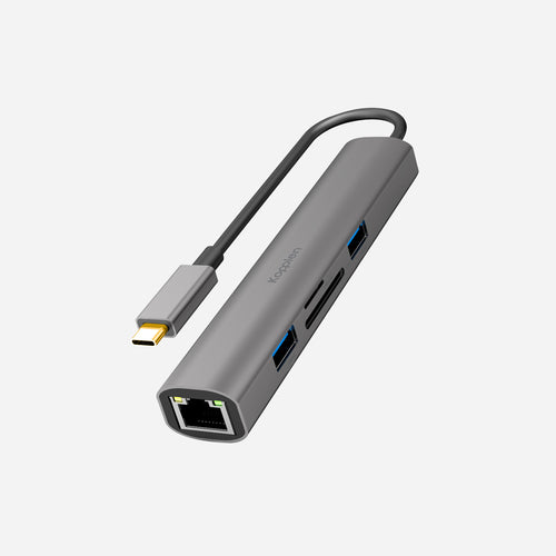Kopplen USB-C 6 in 1 with HDMI + Network Hub (HUB-C41SGR)
