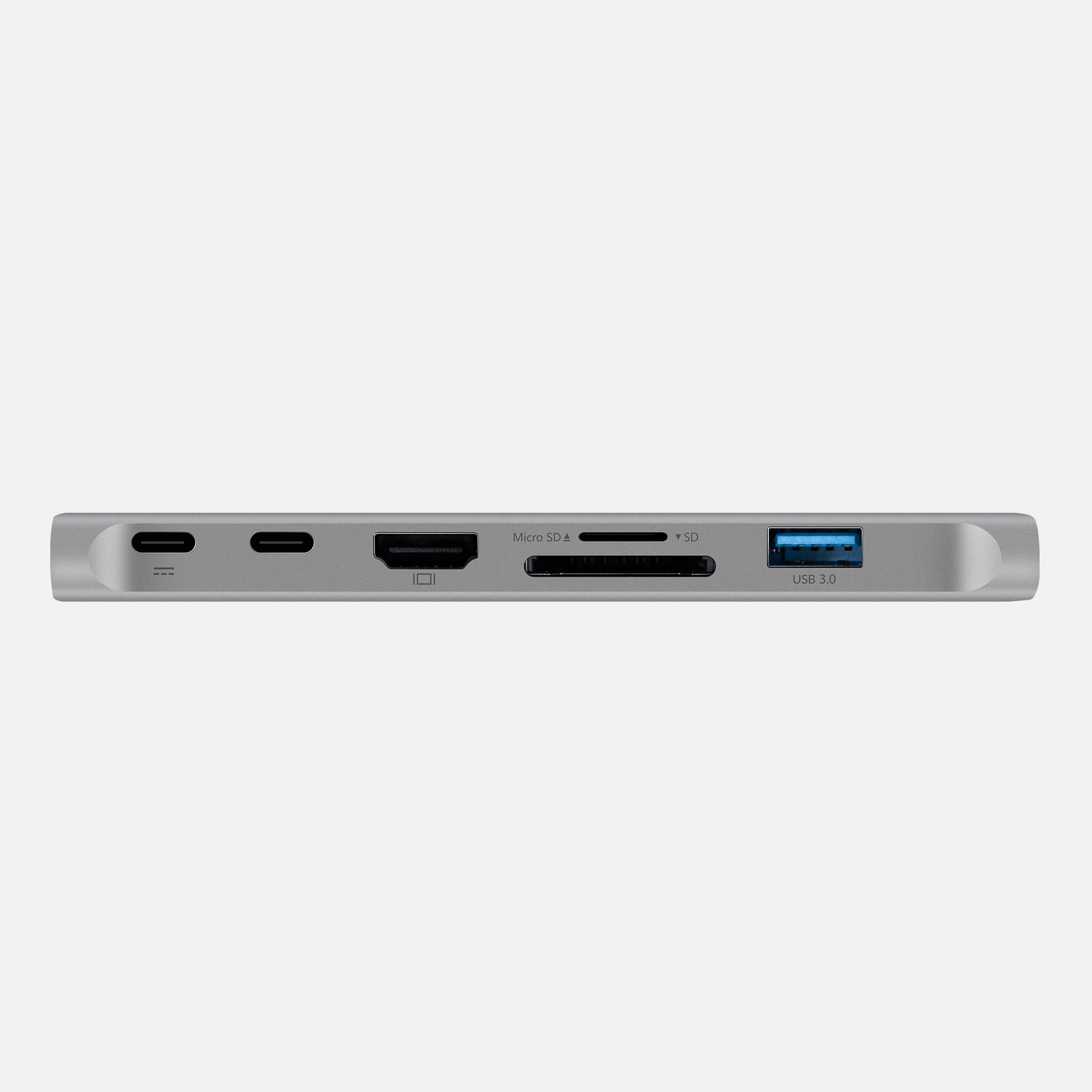 7-Port Dual USB-C Fixed Hub | Compatible with Apple Silicon M Series