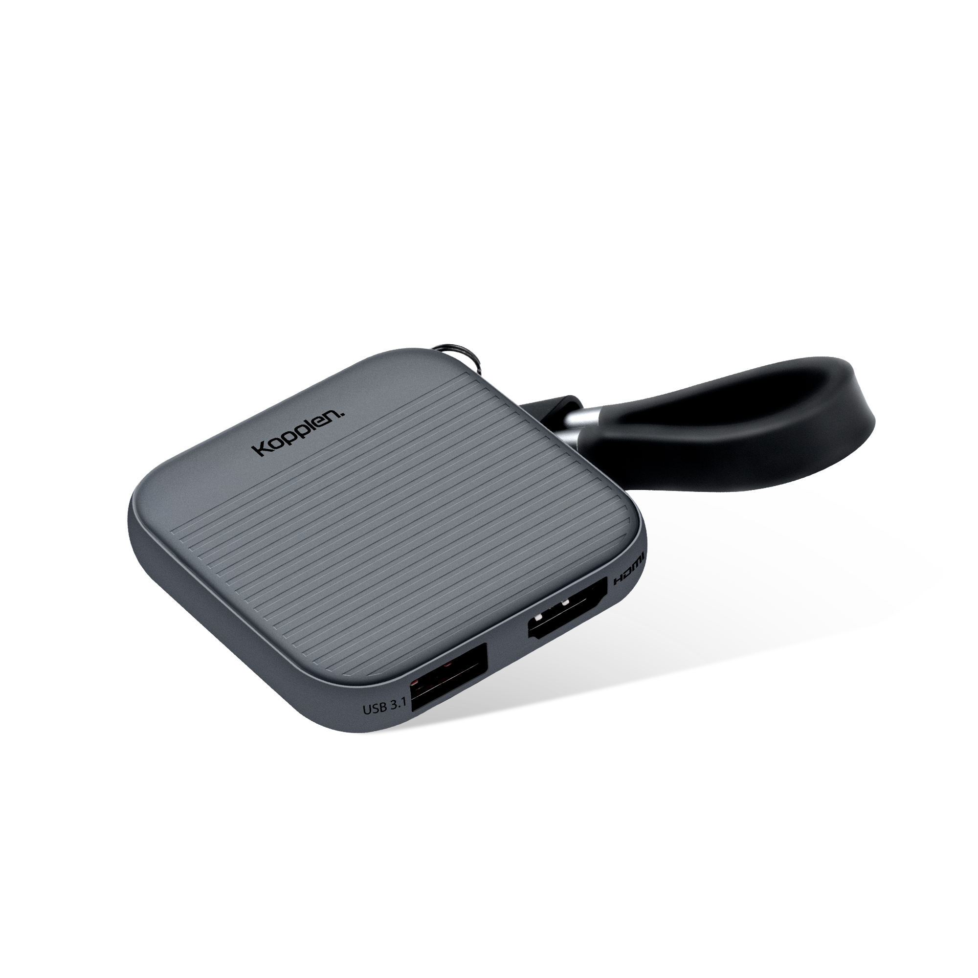 Portable USB-C Media Hub | 4K Video, 10Gbps, USB-C Power Delivery