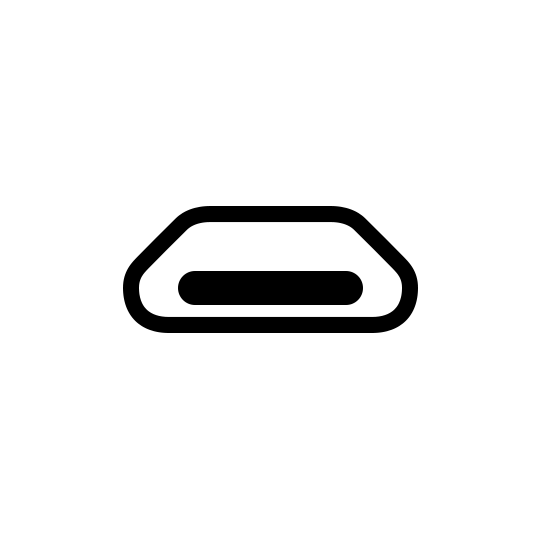 MicroUSB black icon