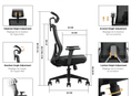 Load image into Gallery viewer, Ergonomic High-Back Mesh Office Chair