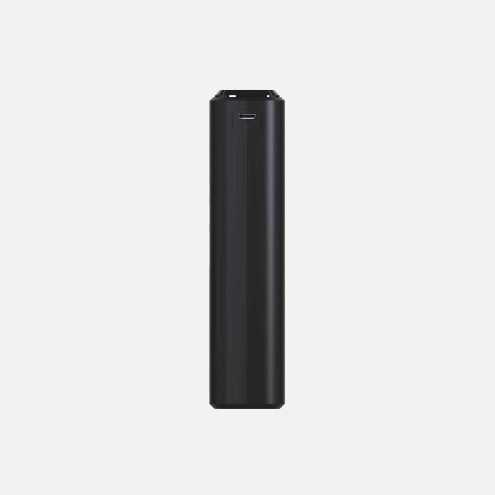 Side of power bank with microSD port