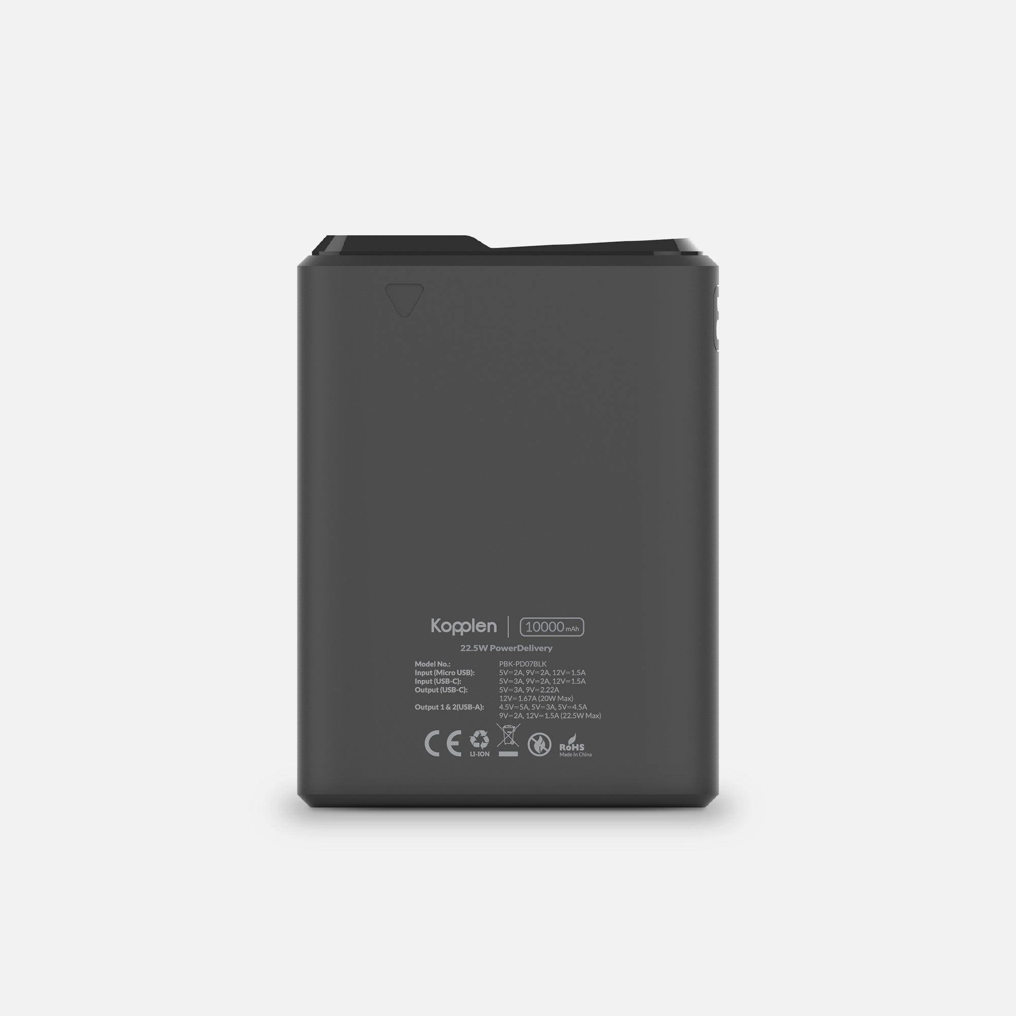 Back of power bank