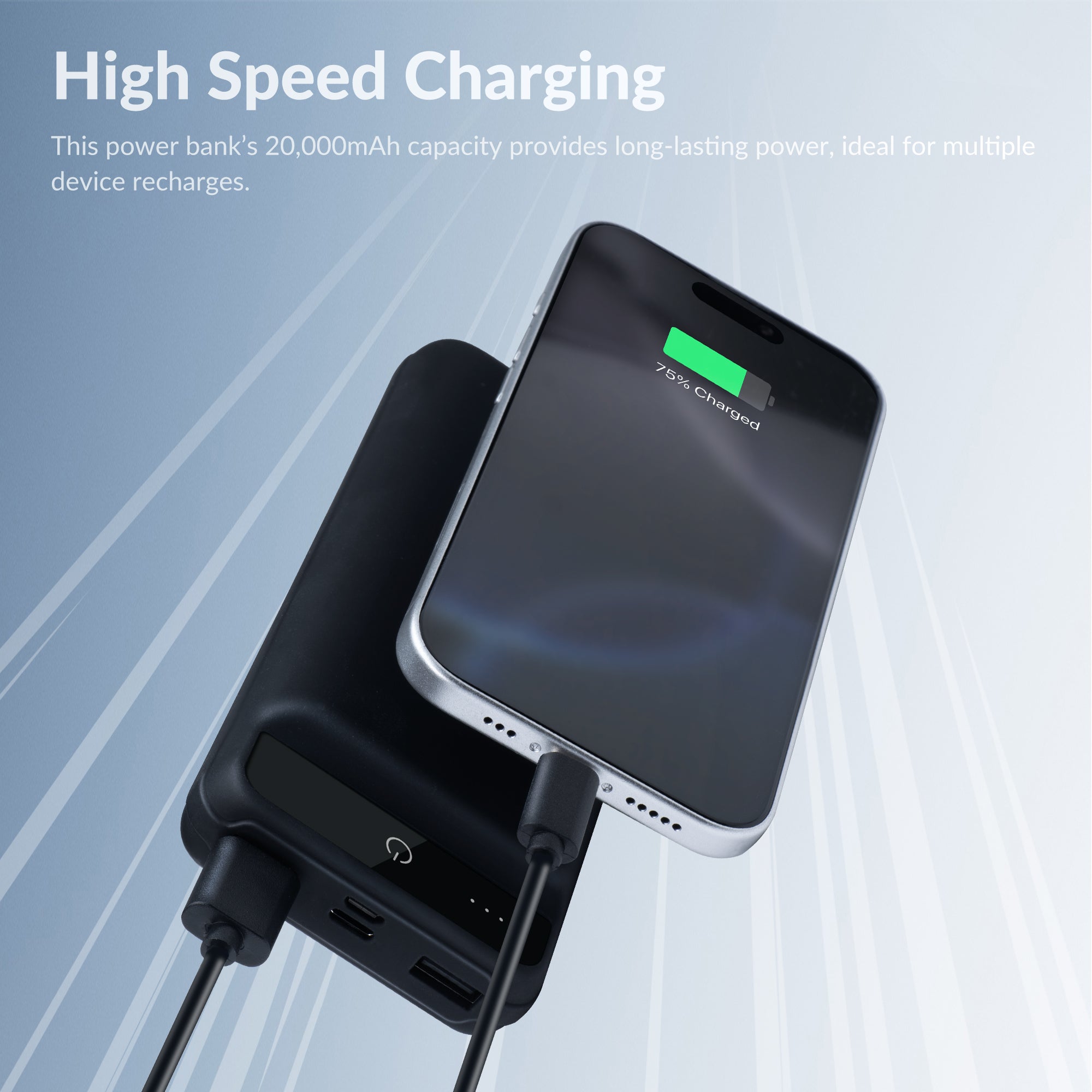 Power bank high speed charging