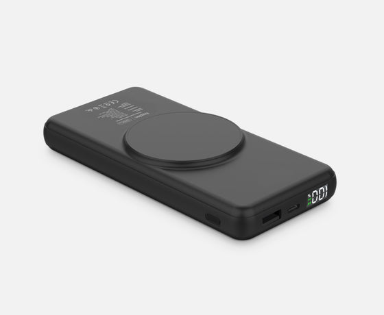 Load image into Gallery viewer, Power Bank 10,000mAh | Magnetic Wireless Charger &amp; Multi-Output Charging USBs