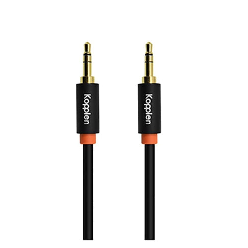 Kopplen 3.5mm Audio Cable 3.3ft for iPad, Samsung Phones, Tablets, Car Home Stereos, Headphones, Speakers (AUD01BLK-33)