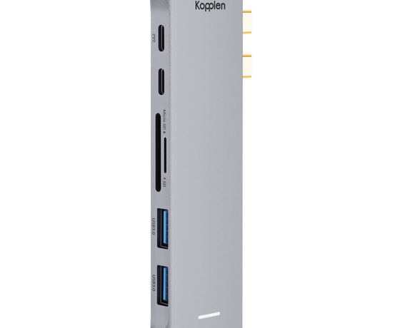 7-Port MacBook USB Hub - Space Grey - macgeniusb