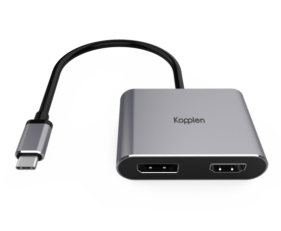 Load image into Gallery viewer, Kopplen USB- C TO HDMI2.0+DP1.4 Adapter (CON-CDH02SGR)